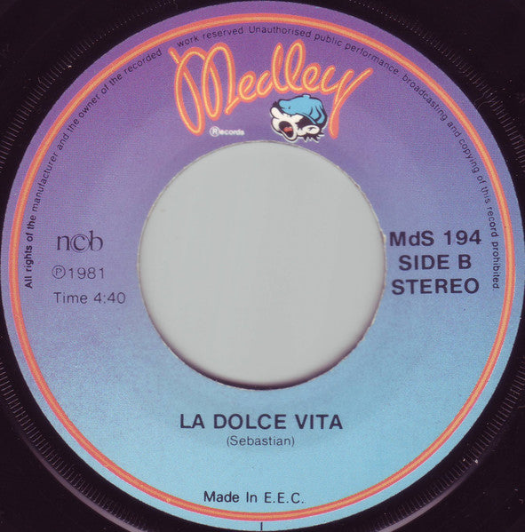 Sebastian (5) : Romeo (7", Single)