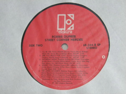 Robbie Dupree : Street Corner Heroes (LP, Album, SP )