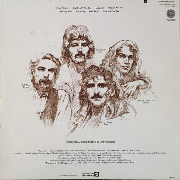 Black Sabbath : Heaven And Hell (LP, Album)