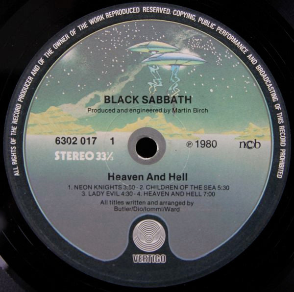 Black Sabbath : Heaven And Hell (LP, Album)
