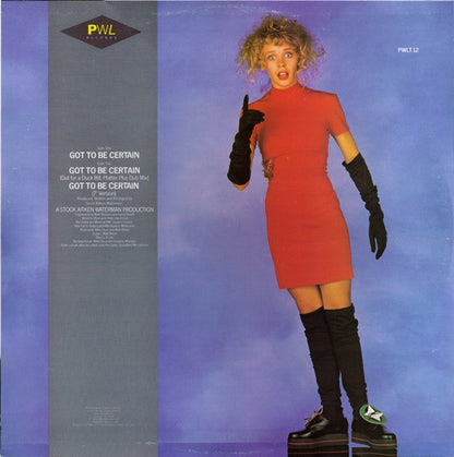 Kylie Minogue : Got To Be Certain (12")
