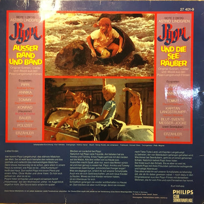 Astrid Lindgren : Pippi Ausser Rand Und Band (Pippi Auf Der Walze) / Pippi Und Die Seeräuber (LP, Club)