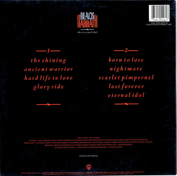 Black Sabbath : The Eternal Idol (LP, Album)