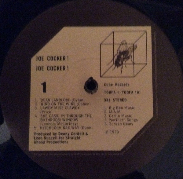 Joe Cocker : Joe Cocker! / With A Little Help From My Friends (LP, Album, RE + LP, Album, RE + Comp)
