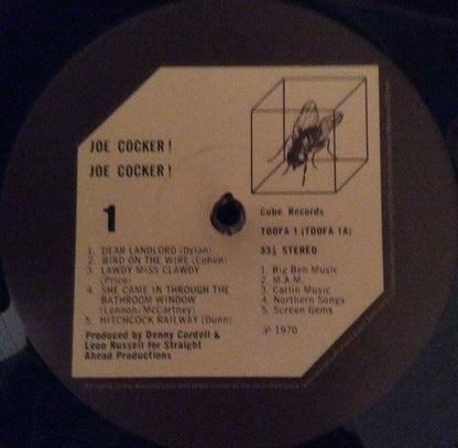 Joe Cocker : Joe Cocker! / With A Little Help From My Friends (LP, Album, RE + LP, Album, RE + Comp)