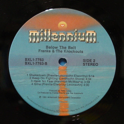 Franke & The Knockouts : Below The Belt (LP, Album)