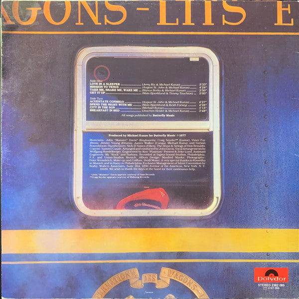 Silver Convention : Love In A Sleeper (LP, Album)