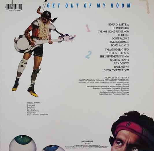 Cheech & Chong : Get Out Of My Room (LP, Album, Pin)