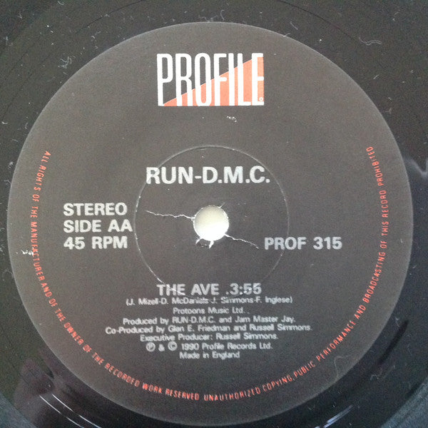 Run-DMC : What's It All About / The Ave. (7", Single)