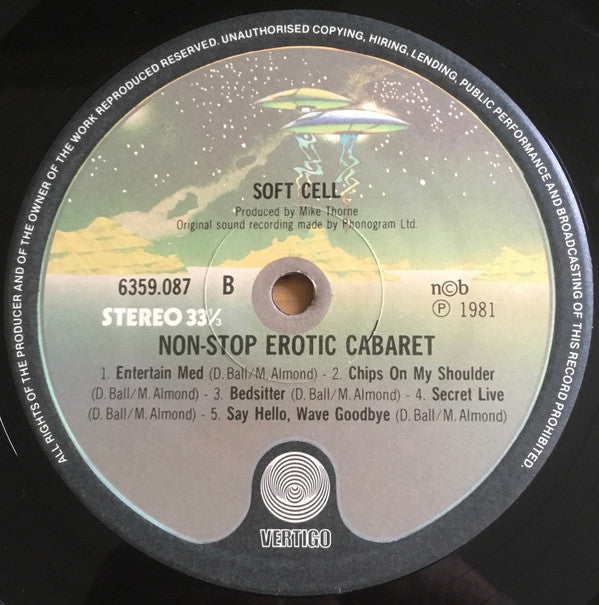 Soft Cell : Non-Stop Erotic Cabaret (LP, Album)