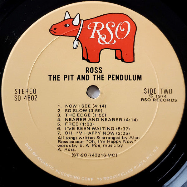 Ross (14) : The Pit & The Pendulum (LP, Album, MO )