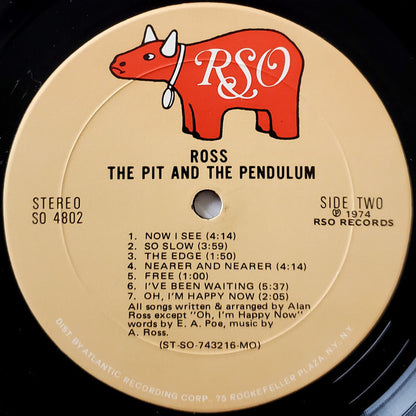 Ross (14) : The Pit & The Pendulum (LP, Album, MO )