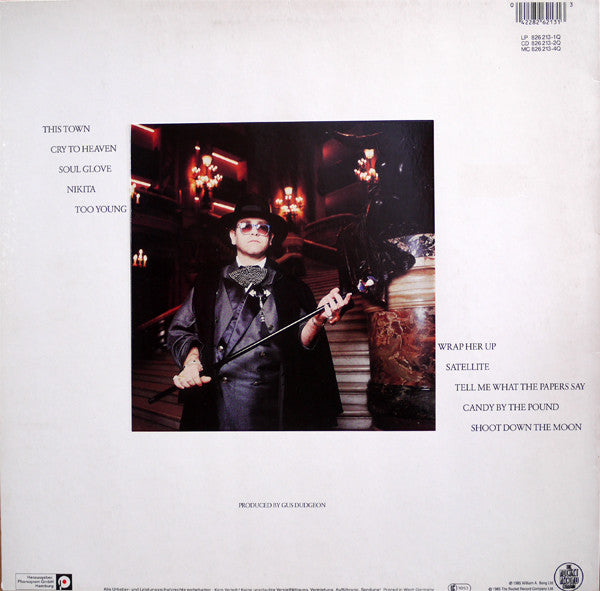 Elton John : Ice On Fire (LP, Album)