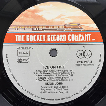 Elton John : Ice On Fire (LP, Album)