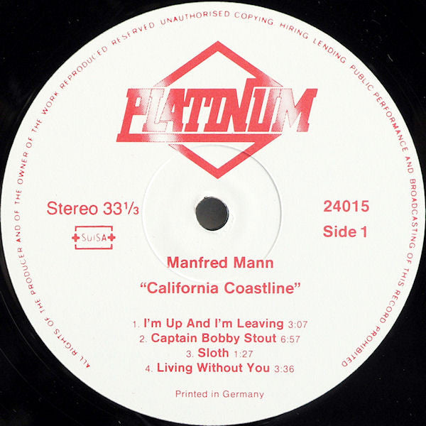 Manfred Mann* : California Coastline (LP)