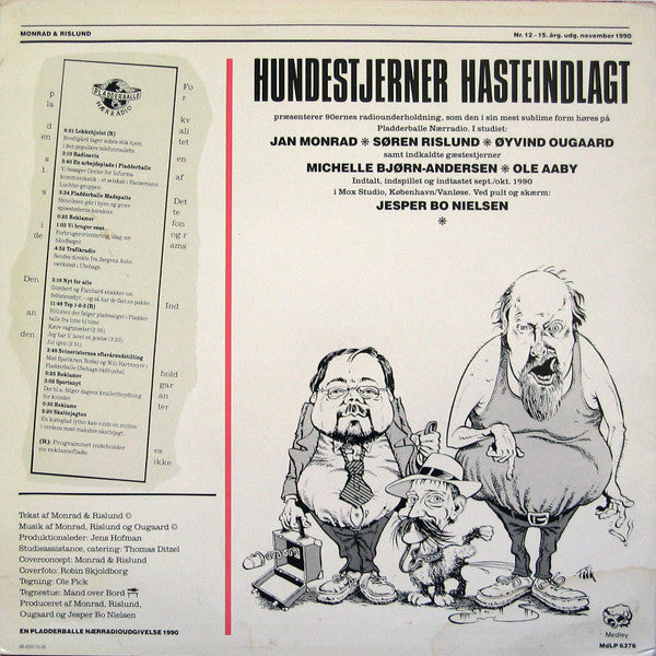Monrad & Rislund : Hundestjerner Hasteindlagt (LP, Album)