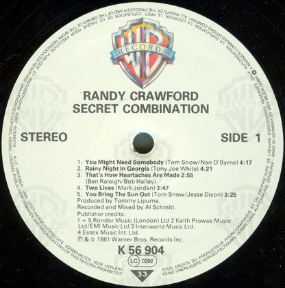 Randy Crawford : Secret Combination (LP, Album)