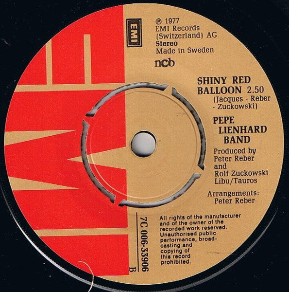 Pepe Lienhard Band : Swiss Lady (7", Single)