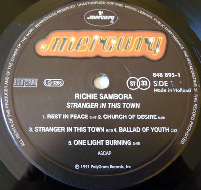 Richie Sambora : Stranger In This Town (LP, Album)
