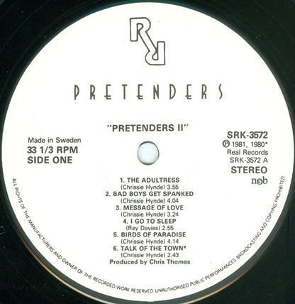 The Pretenders : Pretenders II (LP, Album)