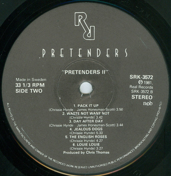 The Pretenders : Pretenders II (LP, Album)