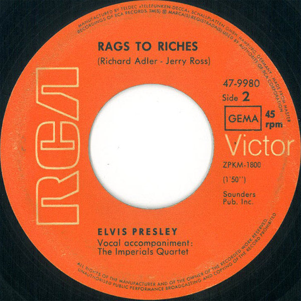 Elvis* : Where Did They Go, Lord (7", Single)