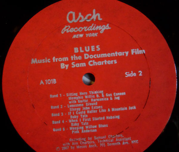 Various : The Blues (Music From The Film By Samuel Charters) (LP)