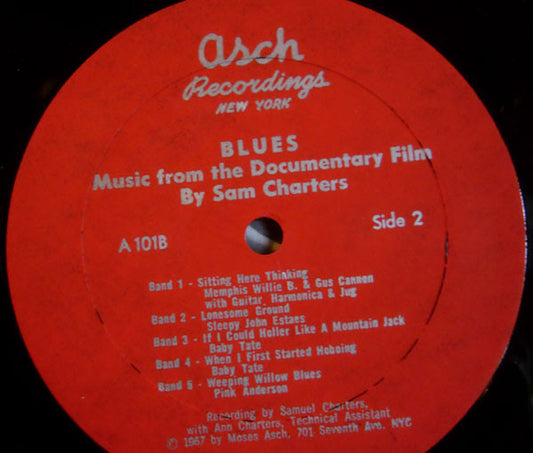Various : The Blues (Music From The Film By Samuel Charters) (LP)