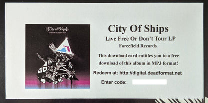 City Of Ships : Live Free Or Don't Tour (LP, Comp, Bla)