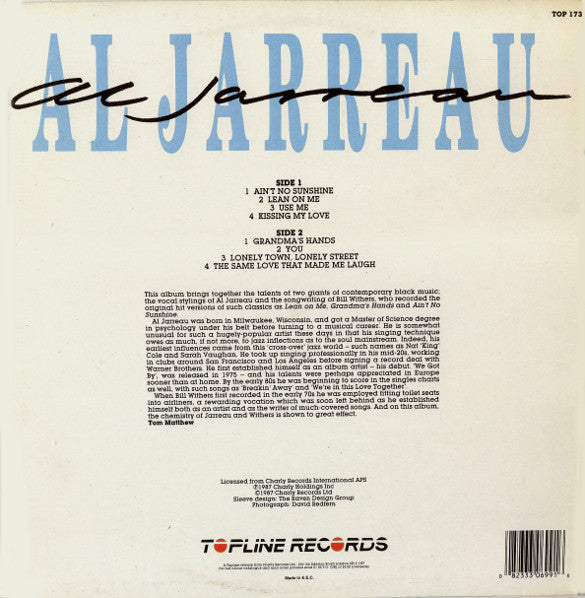 Al Jarreau : Sings Bill Withers (LP, Album)
