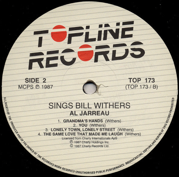 Al Jarreau : Sings Bill Withers (LP, Album)