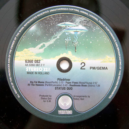 Status Quo : Piledriver (LP, Album, RE, Gat)