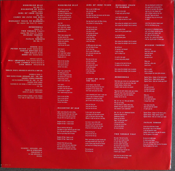 Sort Sol : Flow My Firetear (LP, Album)