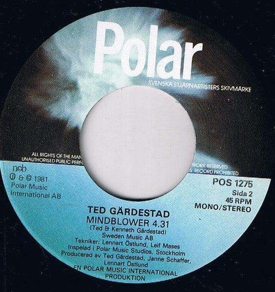 Ted Gärdestad : Låt Kärleken Slå Rot (7", Single)