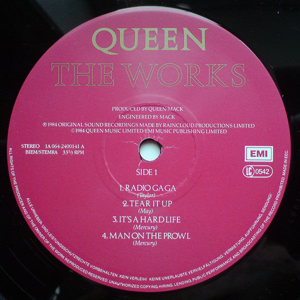 Queen : The Works (LP, Album)