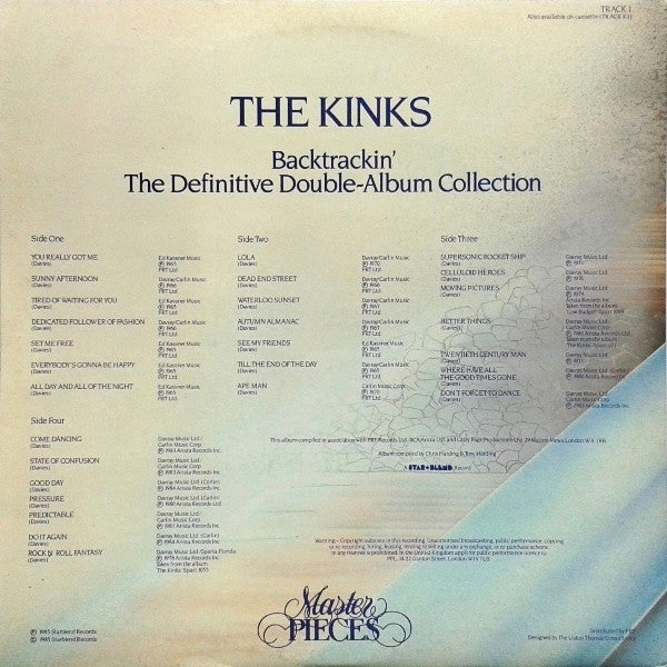 The Kinks : Backtrackin'  (2xLP, Comp)
