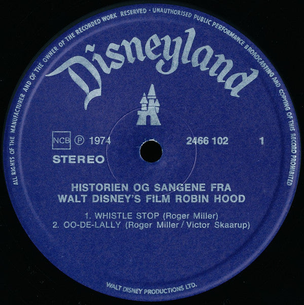 Unknown Artist : Historien Og Sangene Fra Filmen Robin Hood (LP, Album)