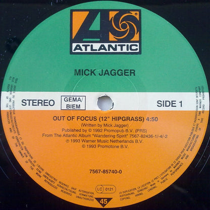 Mick Jagger : Out Of Focus (12")