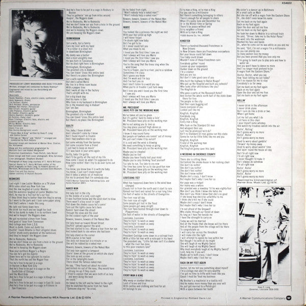 Randy Newman : Good Old Boys (LP, Album, RP)