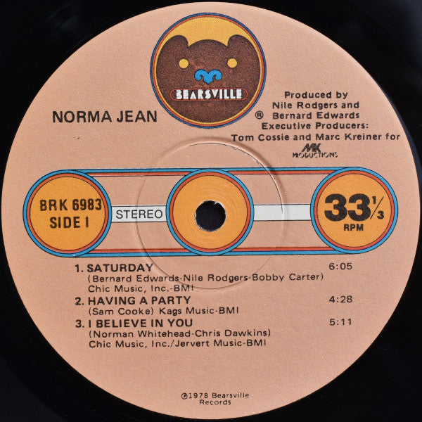 Norma Jean Wright : Norma Jean (LP, Album, Win)