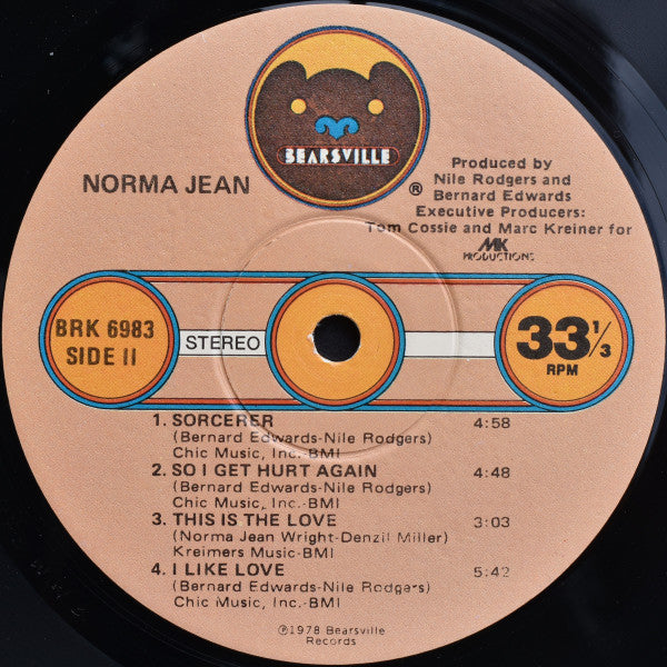 Norma Jean Wright : Norma Jean (LP, Album, Win)