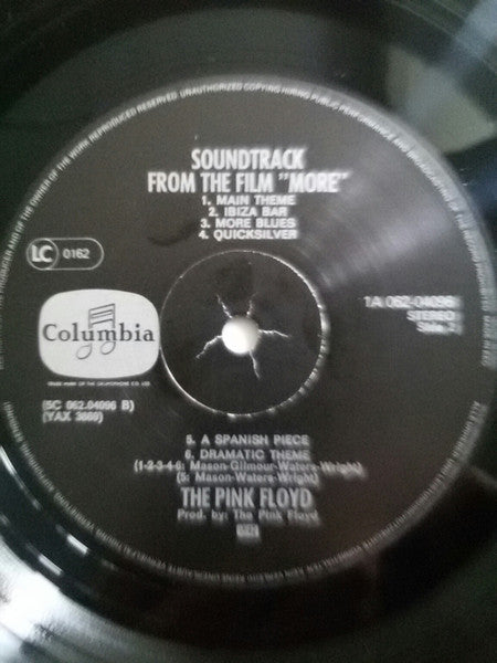 Pink Floyd : Soundtrack From The Film "More" (LP, Album, RE)