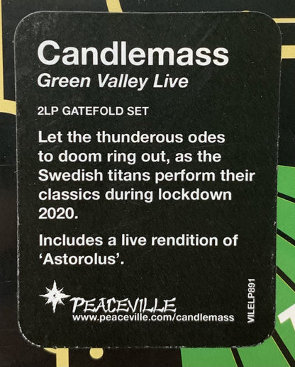Candlemass : Green Valley Live (2xLP, Album)