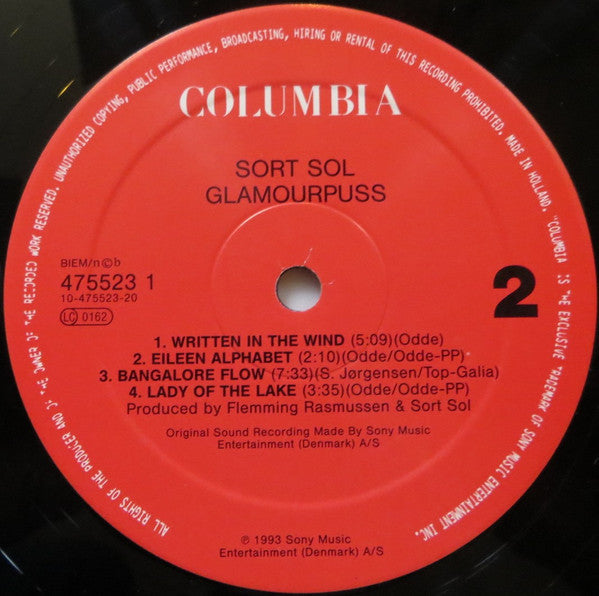 Sort Sol : Glamourpuss (LP, Album)