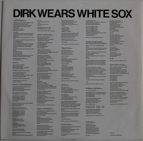 Adam And The Ants : Dirk Wears White Sox (LP, Album, RE)