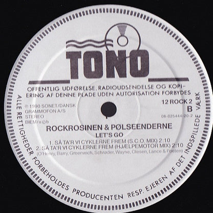 Rockrosinen & Pølseenderne : Let's Go (12")