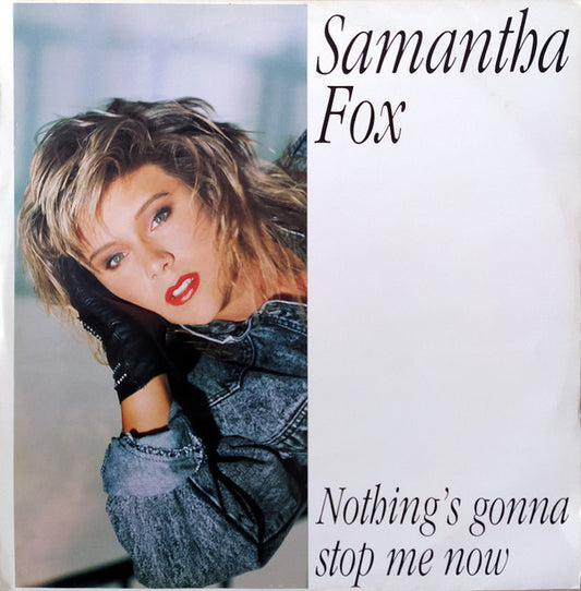 Samantha Fox : Nothing's Gonna Stop Me Now (12", Single)