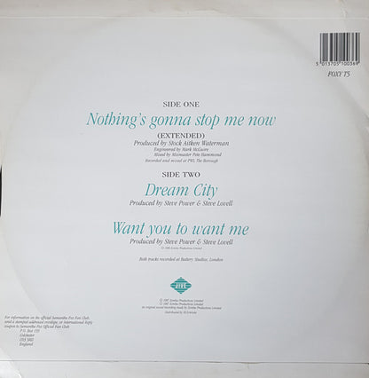 Samantha Fox : Nothing's Gonna Stop Me Now (12", Single)