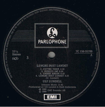 Ulf Lundell : Längre Inåt Landet (2xLP, Album)