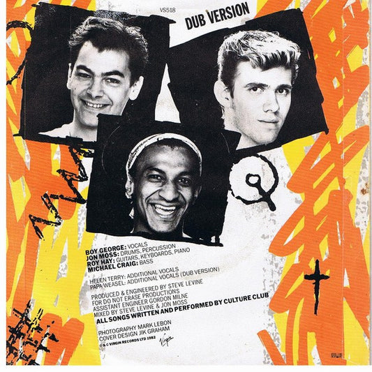 Culture Club : Do You Really Want To Hurt Me (7", Single)